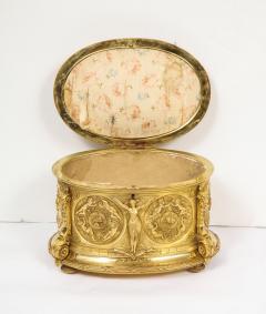 An Extremely Fine Napoleon III French Ormolu Bronze Jewelry Box circa 1880 - 1036068