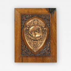 An H M S Foudroyant copper shield - 2106242