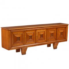 An Important French Art Deco Cherrywood Sideboard Enfilade C 1940  - 4819962