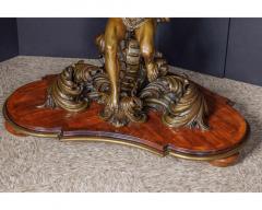 An Important Italian Kingwood and Patinated Bronze Figural Table Circa 1870 - 3470645