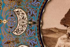 An Important Ottoman Yildiz Palace Silver Gilt and Enamel Plate Sphinx of Egypt - 4569607