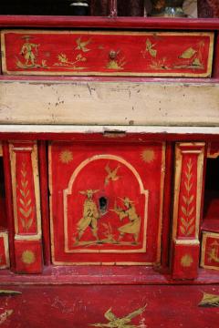 An Incomparable 18th Century Venetian Chinoiserie Secretaire - 3501403