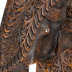 An Indian carved hardwood elephant - 1494550