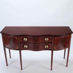 An Inlaid mahogany federal style sideboard by Council 20th C - 3000265