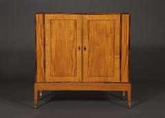 An Interesting Pair Of Satinwood Two Door Cabinets En Quatre Face - 1378911