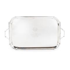 An Interesting Silver Tray Presented to Sir James Nockells Horlick by Carrington - 4092768
