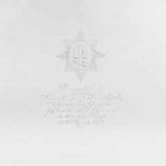 An Interesting Silver Tray Presented to Sir James Nockells Horlick by Carrington - 4092769