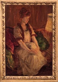 An Interior by Alfred Jonnia circa 1921 - 4499371