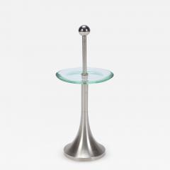 An Italian Mid Century round glass table top end table circa 1950  - 2329863