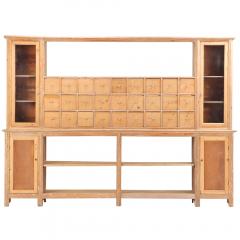 An Italian Pine Apothecary Pharmacy Store Cabinet C 1890  - 4333238