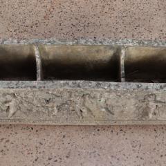 An Italian Terracotta rectangular planter with cherubs at play C 1930  - 2689512