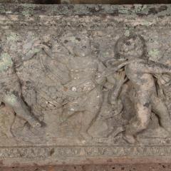 An Italian Terracotta rectangular planter with cherubs at play C 1930  - 2689515