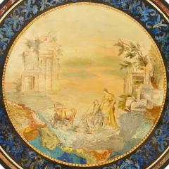 An Italian antique 19th century scagliola circular table top - 3056070