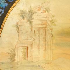 An Italian antique 19th century scagliola circular table top - 3056071