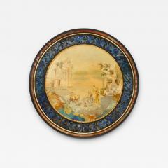 An Italian antique 19th century scagliola circular table top - 3057055