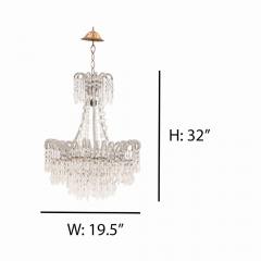 An Italian beaded chandelier C 1950  - 4018235