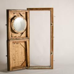 An Italian copper Dutch door circa 1930 with brass hinges Two doors - 1681104