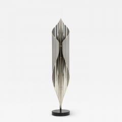 An Italian floor lamp in chrome and steel Circa 1970s - 2236699