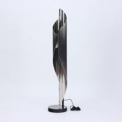 An Italian floor lamp in chrome and steel Circa 1970s - 2236707