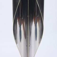 An Italian floor lamp in chrome and steel Circa 1970s - 2236711