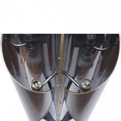 An Italian floor lamp in chrome and steel Circa 1970s - 2236714