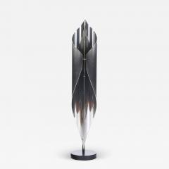 An Italian floor lamp in chrome and steel Circa 1970s - 2237630