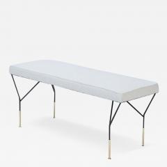 An Italian metal and brass bench Contemporary  - 3755476