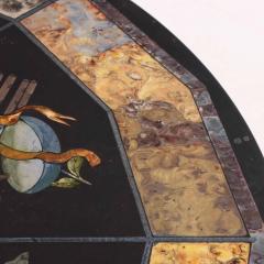 An Italian painted Scagliola marble top table C 1950  - 4140856