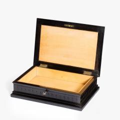 An Italian rectangular pietra dura and ebony box - 790558