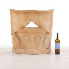 An Italian terracotta garden seat C 1920  - 4332979
