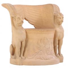 An Italian terracotta garden seat C 1920  - 4333229