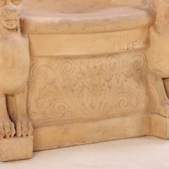 An Italian terracotta garden seat C 1920  - 4332992