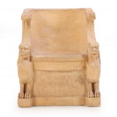 An Italian terracotta garden seat C 1920  - 4332993