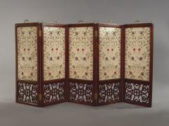 An Mahogany Brass Mounted Five Fold Screen Possibly from the Tuileries Palace - 1846827