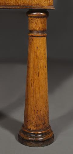 An Oak Side Table With Unusual Conical Lighthouse Form Legs - 1567988