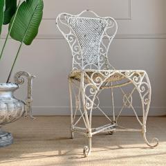An Ornate Regency Wirework Iron Chair - 3062047