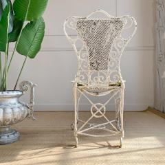 An Ornate Regency Wirework Iron Chair - 3062050