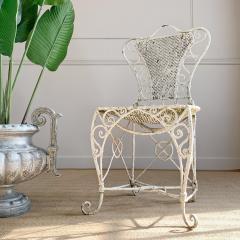 An Ornate Regency Wirework Iron Chair - 3062056