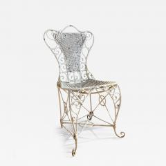 An Ornate Regency Wirework Iron Chair - 3065285