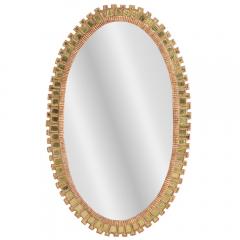 An Oval Mirror in the manner of Line Vautrin  - 4292341