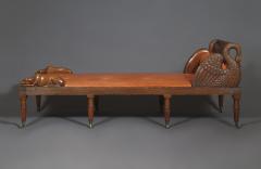 An Unusual Carved Walnut Daybed Related To A Design By Thomas Hope - 1224952