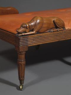 An Unusual Carved Walnut Daybed Related To A Design By Thomas Hope - 1224960