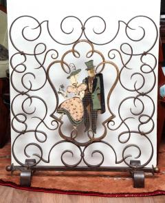 An Unusual French Art Deco Figural Fire Screen - 1562204