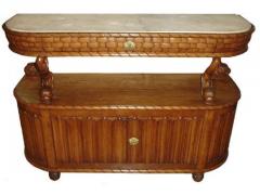 An Unusual Pair of 19th Century French Oak Sideboards - 3501375
