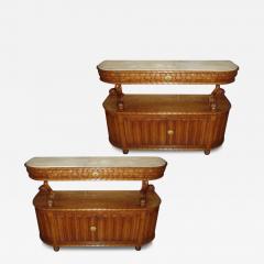 An Unusual Pair of 19th Century French Oak Sideboards - 3527746