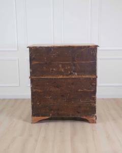 An antique Swedish bureau in antique white - 4758110