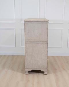 An antique Swedish bureau in antique white - 4758120