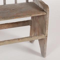 An antique wooden bench circa 1800  - 3071568