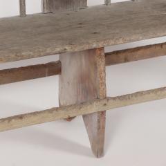 An antique wooden bench circa 1800  - 3071571