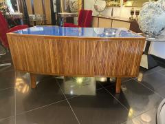 An architectural Italian curved desk - 3608174